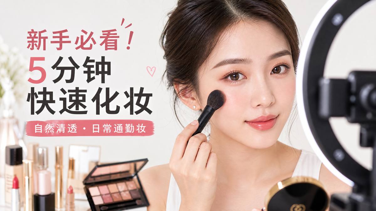 丝瓜视频美妆视频-5分钟快速化妆视频教程